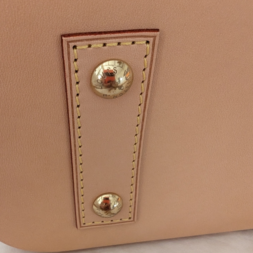 Louis Vuitton Alma BB Coated Monogram Fabric With Leather Accents Purse Hand Bag - Picture 5 of 16